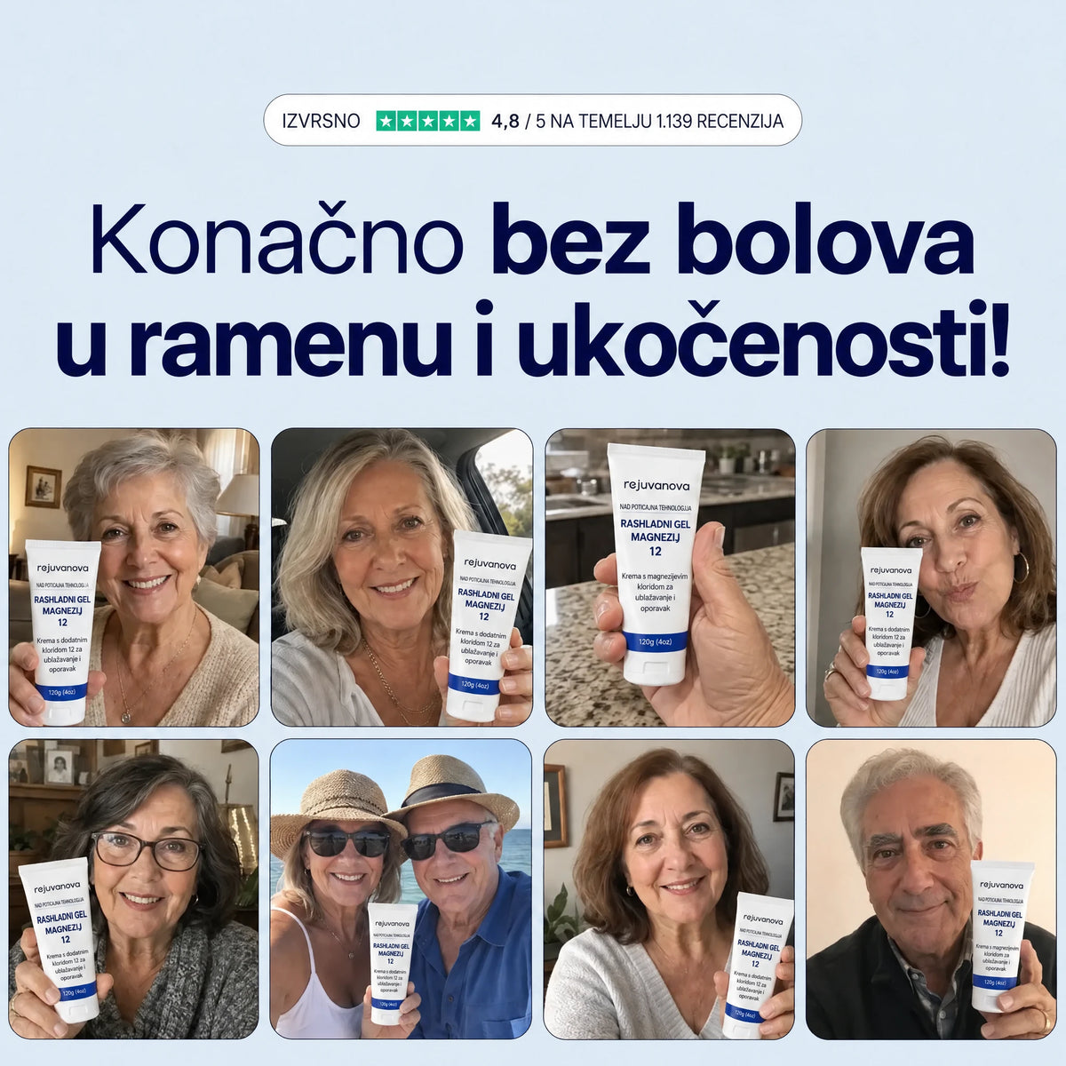 Hladni Magnezijev™ gel – Ublažava bol u ramenu